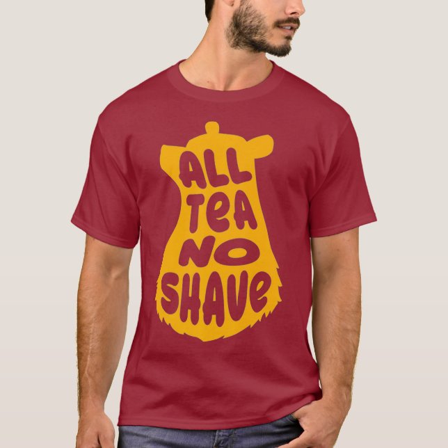 Camiseta Todo el Tea No Shave Gear Design Premium (Anverso)