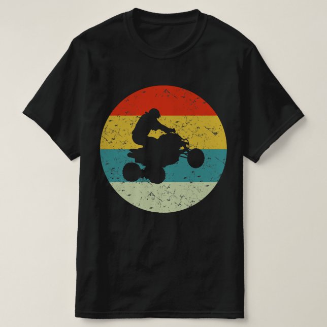 Camiseta Todo el terreno vehículo atv retro vinateo (Diseño del anverso)