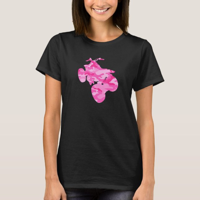 Camiseta Todo el vehículo terrestre Cuatro Ruedas Quad Atv (Anverso)