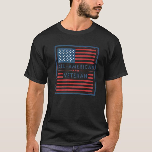 Camiseta TODO EL VETERANO ESTADOUNIDENSE ORGULLOSO Día de l (Anverso)
