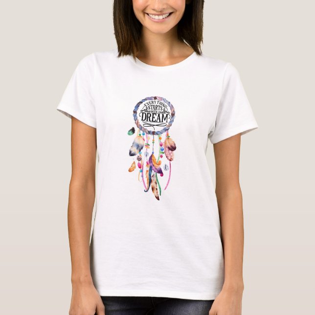 Camiseta Todo empieza con una cita de vida soñada (Anverso)