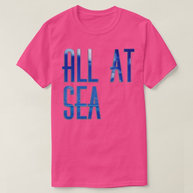 Camiseta Todo en el mar (Diseño del anverso)