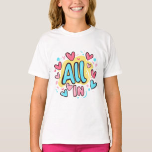 Camiseta "Todo en" estilo graffiti