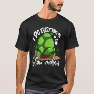 Camiseta Todo en movimiento lento Océano zoológico mar guar