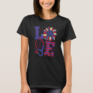 Camiseta Todo Enfermera Americana Scrub Día de los Caídos 4