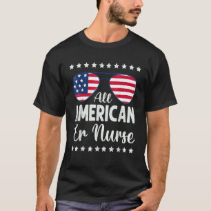 Camiseta Todo Enfermera Er Americana 4 De Julio De Ropa Gaf