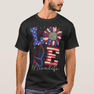 Camiseta Todo enfermero estadounidense de batas quirúrgicas