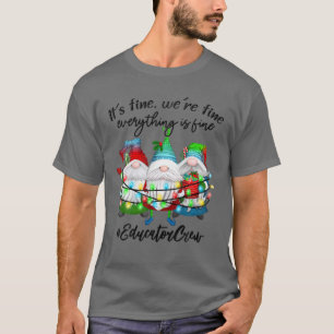 Camiseta Todo es buen educador Navidades de Navidad