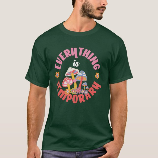 Camiseta Todo Es Hippie Temporal Mushrooms (Anverso)