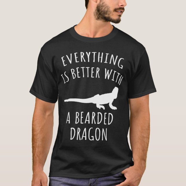 Camiseta Todo Es Mejor Con Un Dragón De Cabeza (Anverso)
