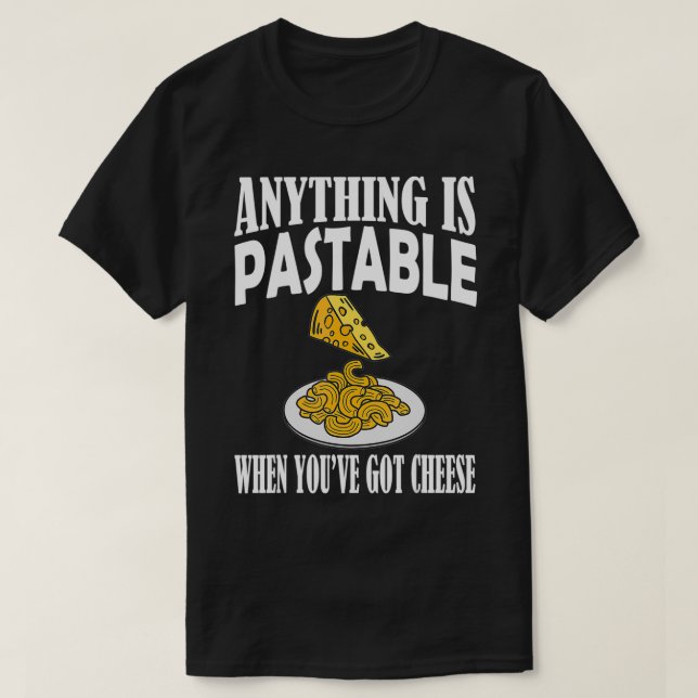 Camiseta Todo es pasta pasta pasta amante del humor de los  (Diseño del anverso)