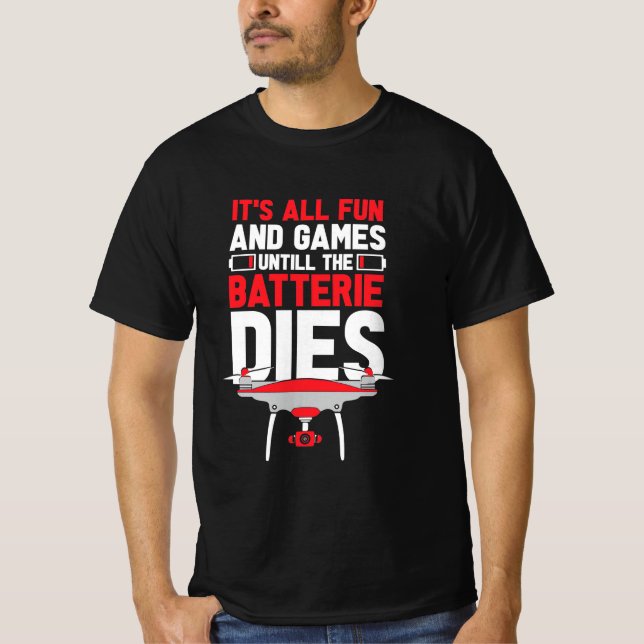 Camiseta Todo Es Un Dron Divertido (Anverso)
