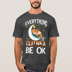 Camiseta Todo está bien en Guinea para un amante del cerdo 