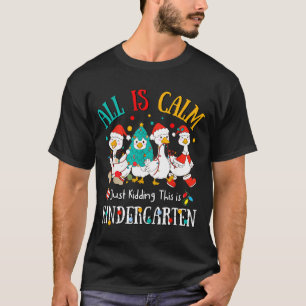 Camiseta Todo está tranquilo, solo bromeo, es Navidad de ja