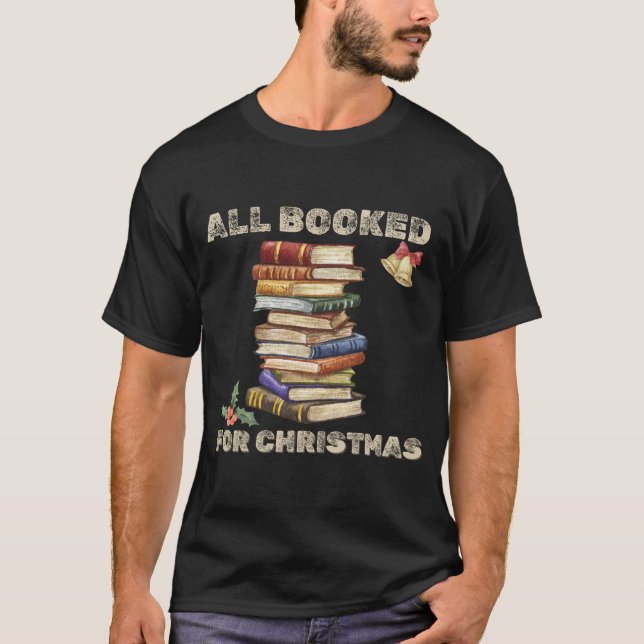 Camiseta Todo facturado para Navidades Libro Lover mens ret (Anverso)