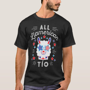 Camiseta Todo Llamericano Tio Hermano Español Bandera Patri