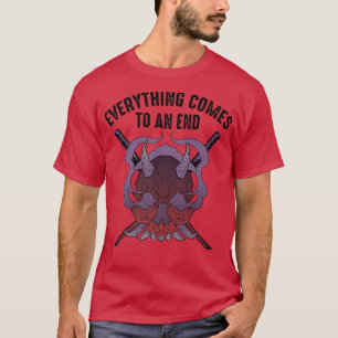 Camiseta Todo Llega Al Final De Anime Ninjas Samurais