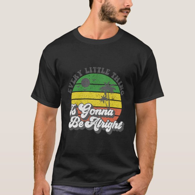 Camiseta Todo Lo Pequeño Va A Estar Bien Jamaica Wom (Anverso)