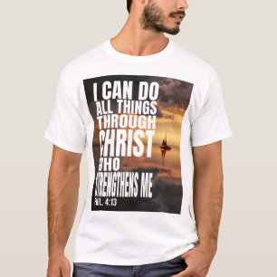 CAMISETA TODO LO PUEDO EN CRISTO QUE ME FORTALECE