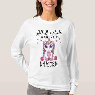 Camiseta Todo lo que deseo es un Unicornio