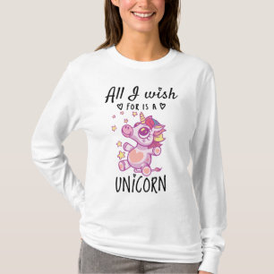 Camiseta Todo lo que deseo es un Unicornio
