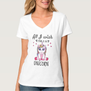 Camiseta Todo lo que deseo es un Unicornio