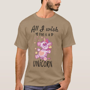 Camiseta Todo lo que deseo es un Unicornio
