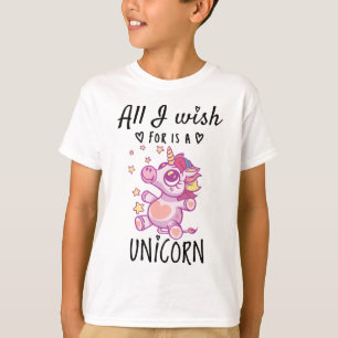 Camiseta Todo lo que deseo es un Unicornio
