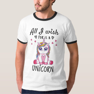 Camiseta Todo lo que deseo es un Unicornio