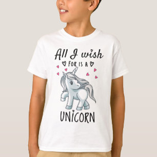 Camiseta Todo lo que deseo es un Unicornio
