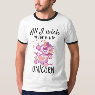 Camiseta Todo lo que deseo es un Unicornio