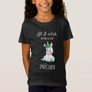 Camiseta Todo lo que deseo es una Unicornio