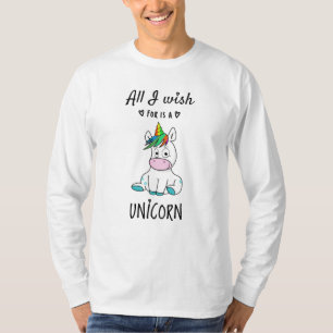 Camiseta Todo lo que deseo es una Unicornio