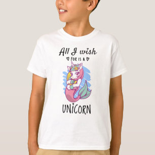 Camiseta Todo lo que deseo es una Unicornio