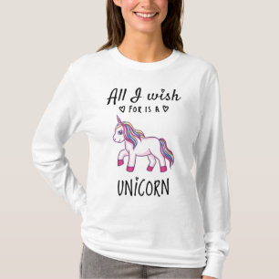Camiseta Todo lo que deseo es una Unicornio