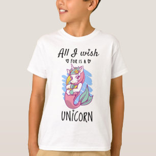 Camiseta Todo lo que deseo es una Unicornio