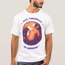 Camiseta Todo lo que hay aquí mantra de meditación