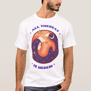 Camiseta Todo lo que hay aquí mantra de meditación