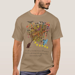 Camiseta Todo lo que hay que hacer es tocar las cuerdas ade