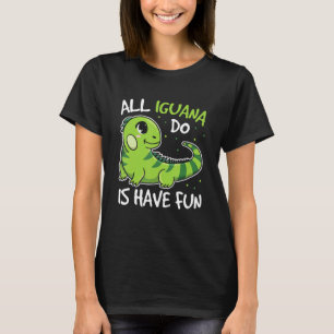 Camiseta Todo Lo Que La Iguana Hace Es Tener Una Cita Diver
