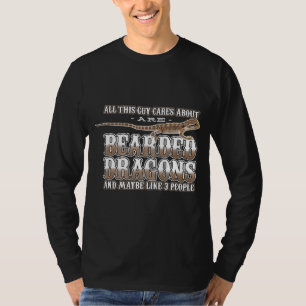 Camiseta Todo Lo Que Le Importa A Este Tipo Son Dragones De