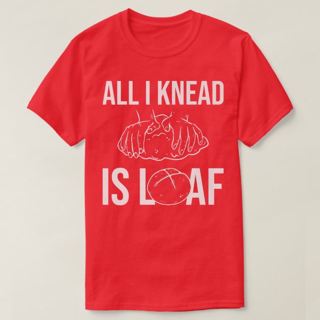 Camiseta Todo lo que me gusta es pan - pan de pan (Diseño del anverso)