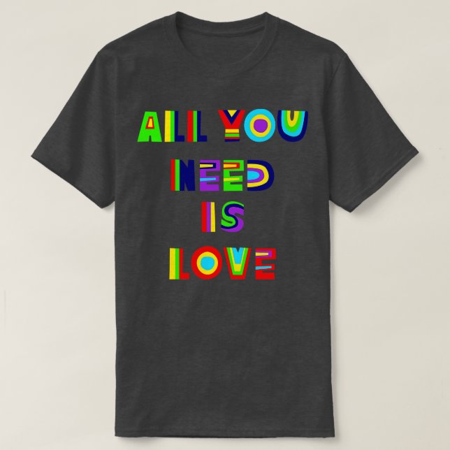 Camiseta Todo lo que necesita (Diseño del anverso)