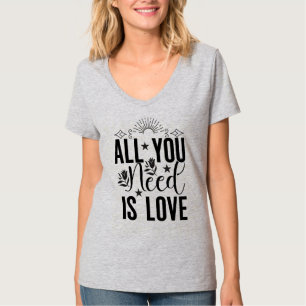Camiseta Todo lo que necesitas es amor-20230