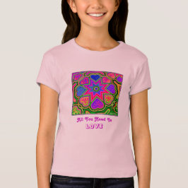 Camiseta "Todo lo que necesitas es amor" para niño