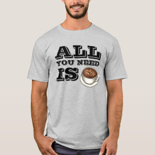 Camiseta Todo Lo Que Necesitas Es Café (Amor) Seattle Latte