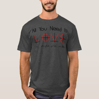 Camiseta Todo Lo Que Necesitas Es Función De Amor Graph Mat