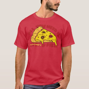 Camiseta Todo lo que necesitas es pizza con salami para com