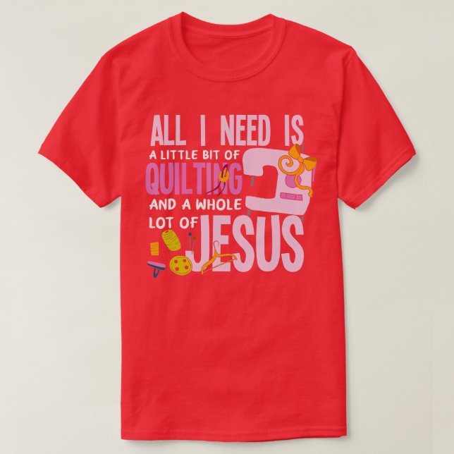 Camiseta Todo Lo Que Necesito Es Calma Y Jesús Gracioso Cri (Diseño del anverso)