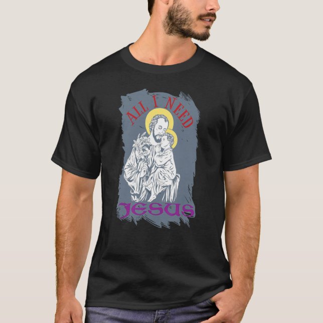 Camiseta Todo lo que necesito es el gráfico de la Biblia de (Anverso)